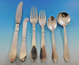 Continental Georg Jensen Sterling Silver Flatware Set 12 Service 72 Pc Dinner