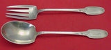 Marie Antoinette by Alvin Sterling Silver Salad Serving Set 2pc