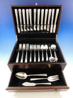 Chapel Bells by Alvin Sterling Silver Flatware Set for 12 Service 63 pcs Dinner