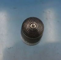 Simons Brothers Sterling Silver Thimble #10 7/8" Tall x 3/4" Diameter (#6567)