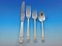 Intermezzo by National Sterling Silver Flatware Set Service 65 pcs Scandinavian