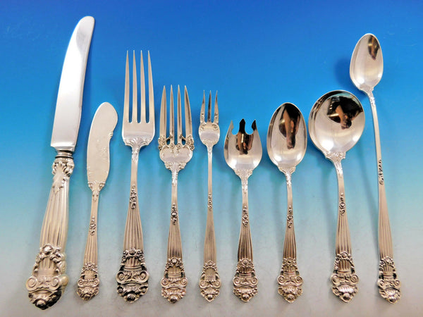 Georgian by Towle Sterling Silver Flatware Set for 12 Service 122 Pieces