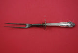 Queen by Mount Vernon / Howard Sterling Silver Roast Carving Fork 11 3/8"