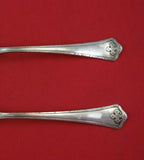 Carmel by Wallace Sterling Silver Salad Serving Set 2pc All Sterling FH 8 1/2"