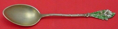 Gorham Sterling Silver Demitasse Spoon GW w/White Flower 4"