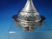 Rose by Unknown Sterling Silver Candlestick Pair 12 1/2" Vintage (#6148)