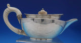 English Sterling Silver Tea Pot Faux Handle and Finial c.1801 Georgian (#6613)