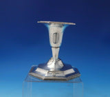 Norwegian .830 Silver Candelabra Pair 2-Light 4 5/8" Tall x 9" (#5150)