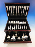 Du Barry by International Sterling Silver Flatware Service 12 Set 54 pieces