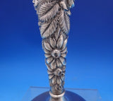 Rose by Stieff Sterling Silver Candlestick Pair #159 10" x 3 1/2" (#6971)