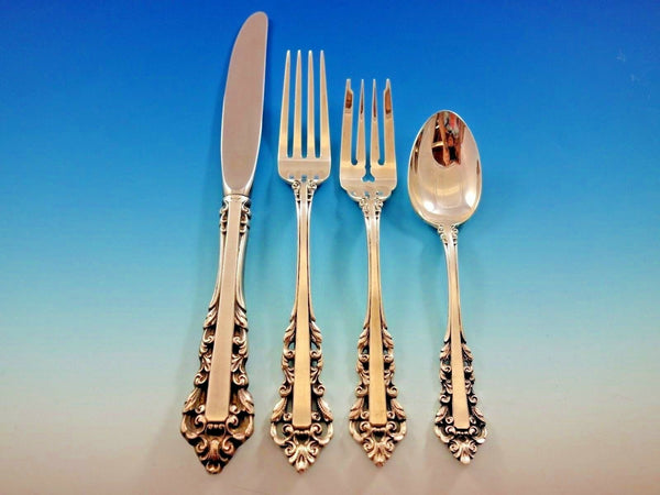 Medici New by Gorham Sterling Silver Flatware Set Service 34 Pieces