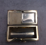 Austrian .935 Silver Compact with Gold Washed Interior Engraved 3 3/8" (#7011)