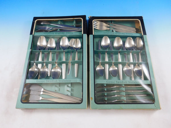 Focus by Gense Stainless Steel Sweden Flatware Set Service 32 pcs Modern Unused