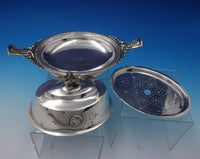 Medallion by Gorham Coin Silver Butter Dish #190 w/Lion Applied Medallions #4947