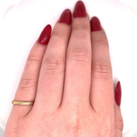 14k Yellow Gold Wedding Band Ring Jewelry (#J5728)