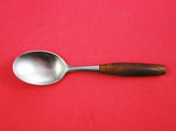 Fjord by Dansk German Stainless Steel and Teak Place Soup Spoon 7 1/8"