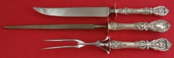Francis I by Reed and Barton Old Sterling Silver Roast Carving Set HH WS 3-Piece