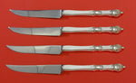 Carpenter Hall by Towle Sterling Silver Steak Knife Set 4pc HHWS Custom 8 1/2"