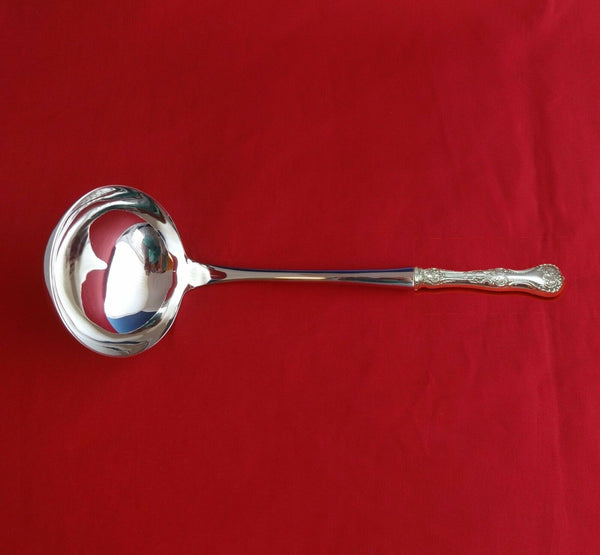 Pompadour by Whiting Sterling Silver Soup Ladle HHWS  Custom Made 10 1/2"