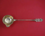 European Sterling Silver Punch Ladle Pierced With Monogram 15" Serving