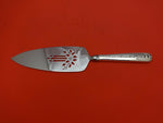 Rambler Rose by Towle Sterling Cake Server w/Cut Out Candle & Holly 10 1/4"