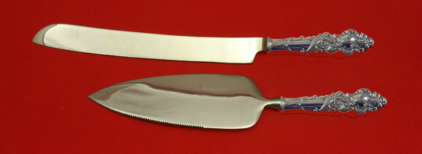 Columbia by 1847 Rogers Plate Silverplate Wedding Cake Set 2pc HHWS Custom