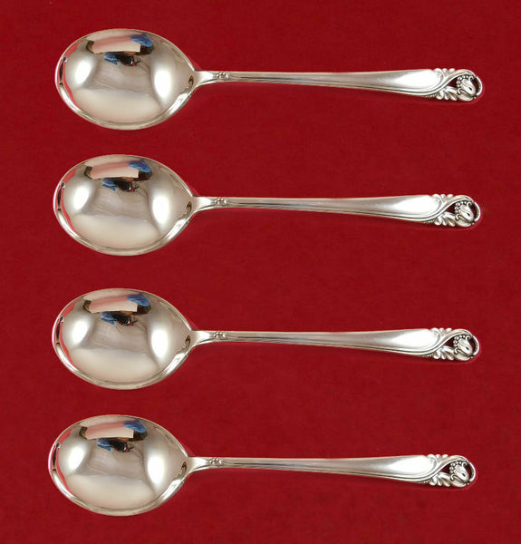 Spring Glory by International Sterling Silver Gumbo Spoon 4-pc Set Custom 8 1/4"