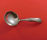 Dutch Sterling Silver Sauce Ladle Hand Engraved Hook on Reverse Circa 1890's 5"