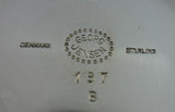Georg Jensen Sterling Silver Bowl Footed with 3-D Leaves Applied Berries (#2788)