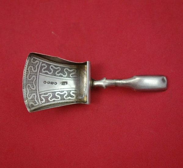 Hilliard and Thomason English Victorian Sterling Silver Tea Caddy Spoon Shovel
