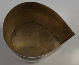 Pampaloni Italian Sterling Silver Wine Cooler Ribbed with Leaf Design (#3056)