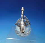 FB German Sterling Silver Crystal Sugar Basket Swan Form w/Movable Wings (#6473)