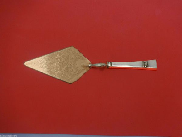 Diadem by Reed & Barton Sterling Silver Pastry Server Fancy Vermeil Custom Made
