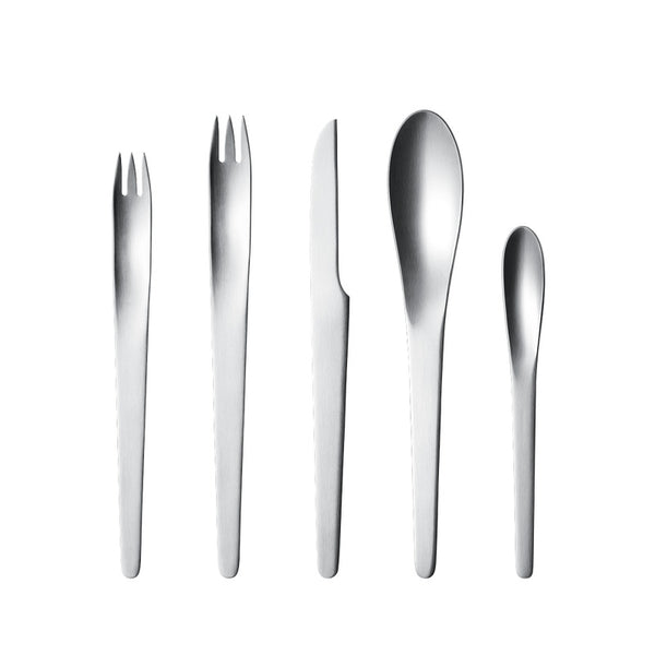 Arne Jacobsen by Georg Jensen Stainless Steel Flatware Set 12 Service 61 pc New