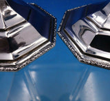 Webster Sterling Silver Candlestick Holder Pair 8" Tall x 2 5/8" (#4680)