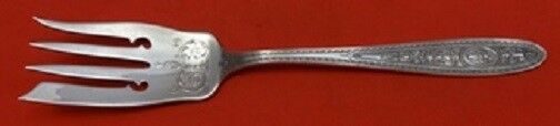 Wedgwood by International Sterling Silver Cold Meat Fork 9" Antique Serving
