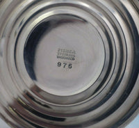 Fisher Sterling Silver Compote Fluted #975 6 1/4" Tall x 5 7/8" (#4009)