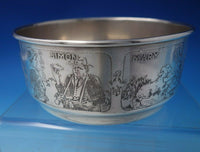 William Kerr Sterling Silver Child's Bowl Nursery Rhyme Characters #1399 (#5174)