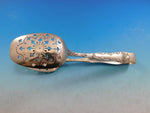 Wave Edge by Tiffany and Co Sterling Silver Ice tong Pierced w/ Flowers 7"