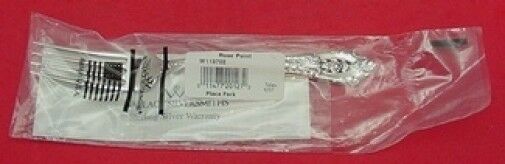 Rose Point by Wallace Sterling Silver Regular Fork 7" New