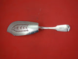 English Georgian Sterling Silver Fish Server London 1829 pierced 12 1/8"