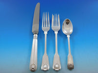 Fiddle Thread & Shell by James Robinson Sterling Silver Flatware Set 148 Pieces