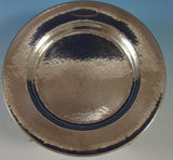 McChesney Sterling Silver Child's Plate Hand Hammered 6 1/2" Diameter (#2769)