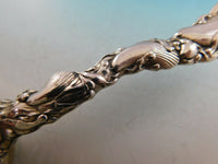 Whiting Sterling Silver BonBonniere Spoon Shell Seaweed Motif 10 1/4" Art Silver