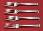 San Lorenzo by Tiffany and Co Sterling Silver Fish Fork Set 4pc AS Custom 7"