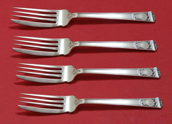 San Lorenzo by Tiffany and Co Sterling Silver Fish Fork Set 4pc AS Custom 7"