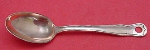 Lap Over Edge Plain By Tiffany and Co. Coffee Spoon Lap in Front Rounded Copper