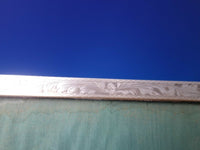 Sterling Silver Picture Frame Brite Cut Design 9 1/2" x 7" (#6216)