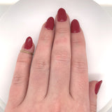 10k Yellow Gold Baby Infant Ring with Floral Pattern and Beaded Edges (#J6190)