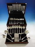Troubadour by Frank Whiting Sterling Silver Flatware Service Set 65 Pcs "D" Mono
